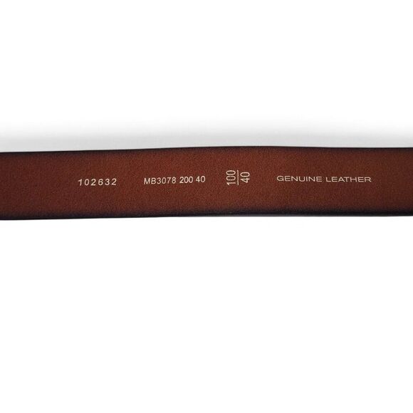 Fossil Blake Full Genuine Leather Belt Brown 102632 Men's 40 - Picture 7 of 8